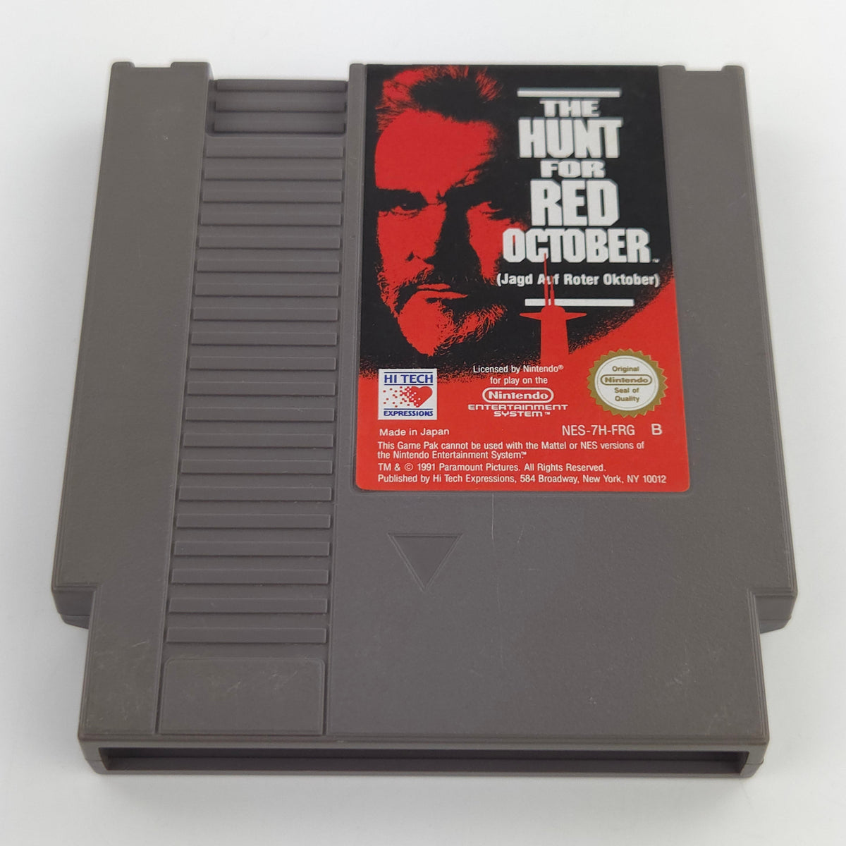 NES Spiel The Hunt For Red October Modul Schutzhülle
