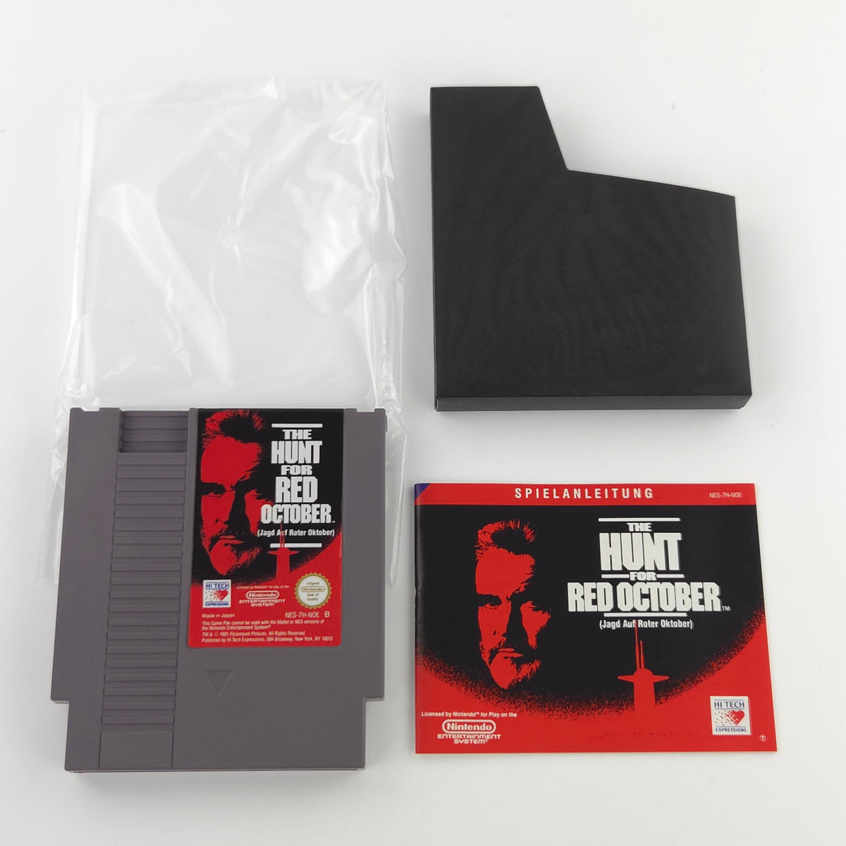 Nintendo NES Spiel Hunt for Red October nahezu neuwertig