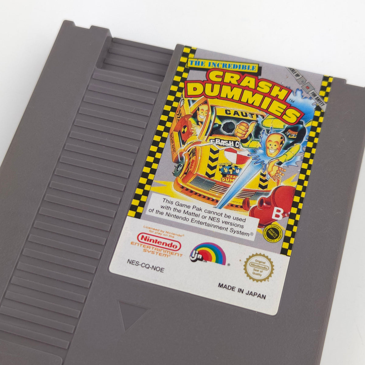 NES Spiel The Incredible Crash Dummies Modul Schutzhülle