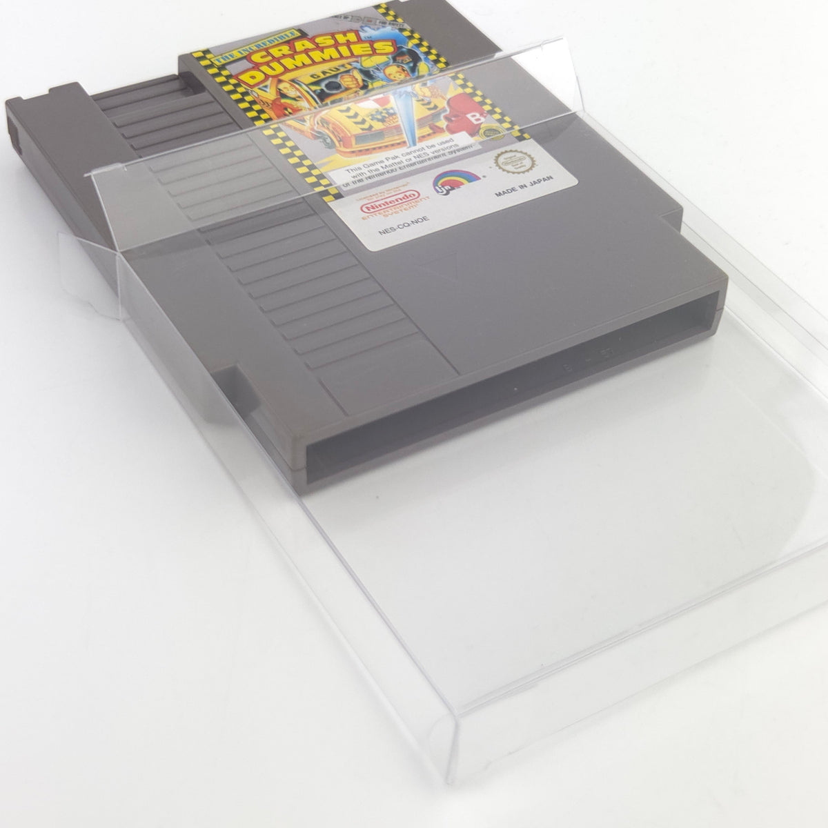 NES Spiel The Incredible Crash Dummies Modul Schutzhülle