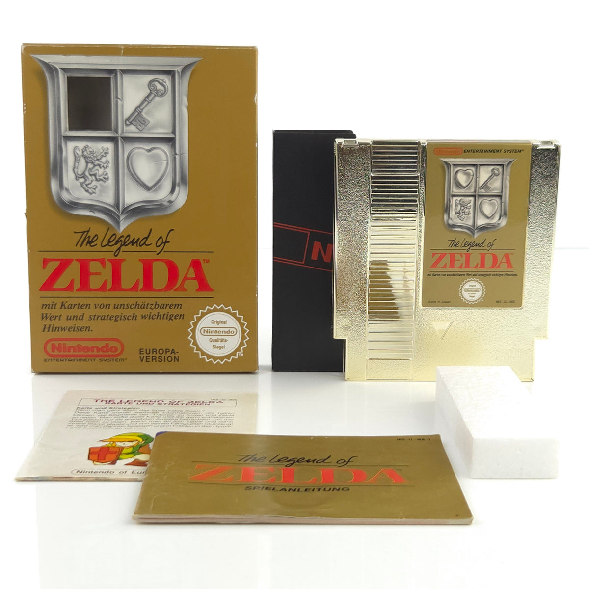 Nintendo NES Spiel The Legend of Zelda CIB NOE PAL-B