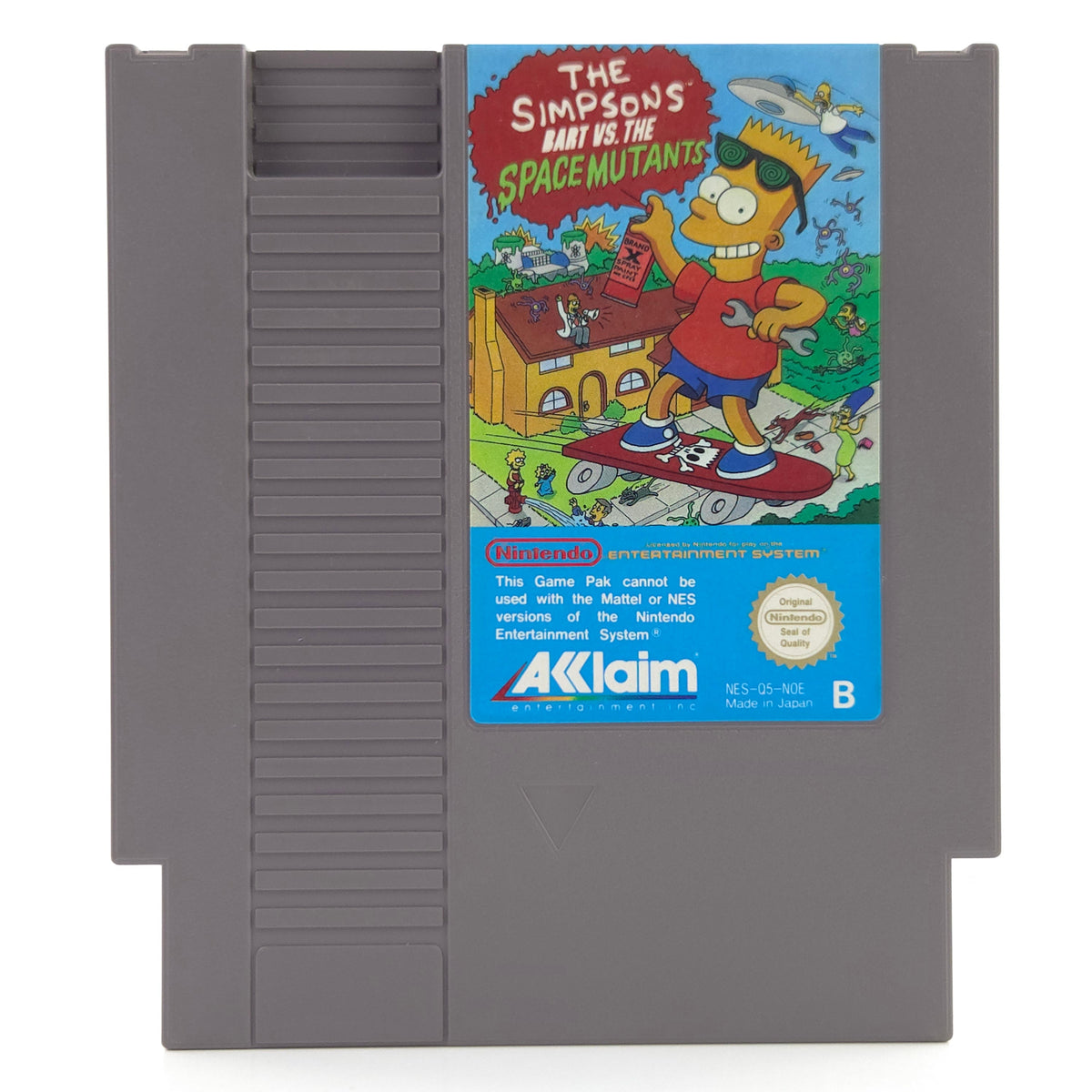 Nintendo NES Spiel Bart VS. Space Mutants Modul PAL NOE