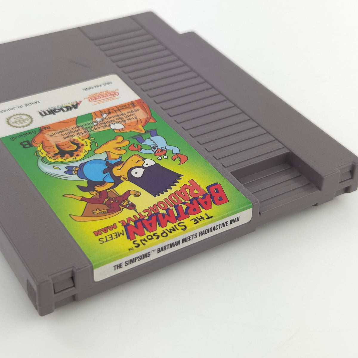 Nintendo NES Spiel Bartman Meets Radioactive Man PAL NOE