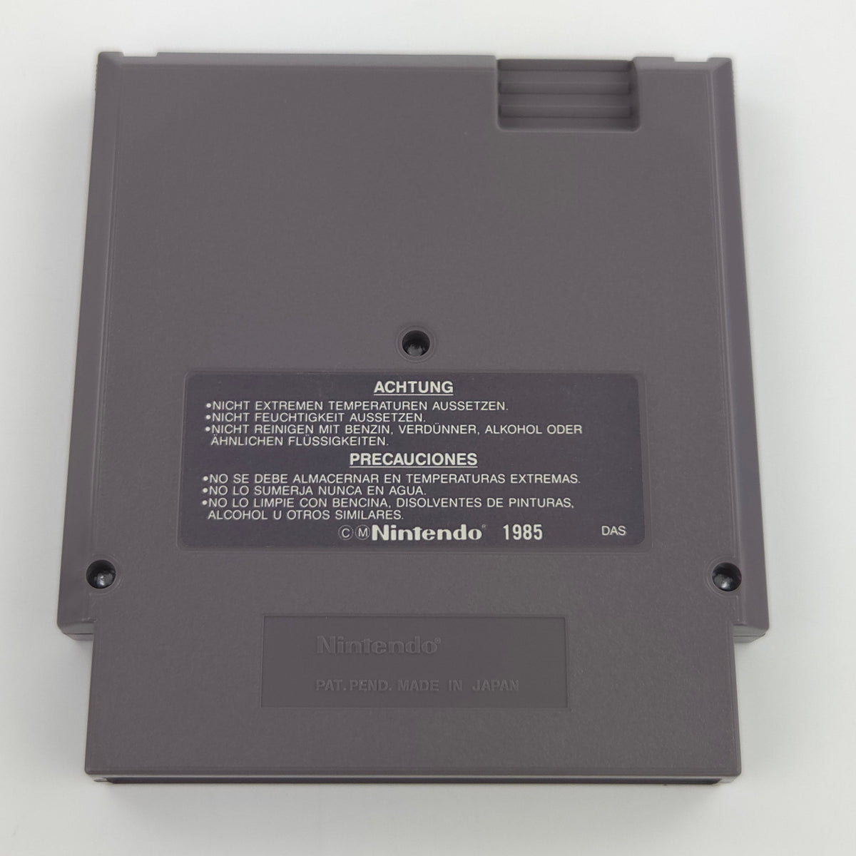 Nintendo NES Spiel Top Gun Second Mission Schutzhülle
