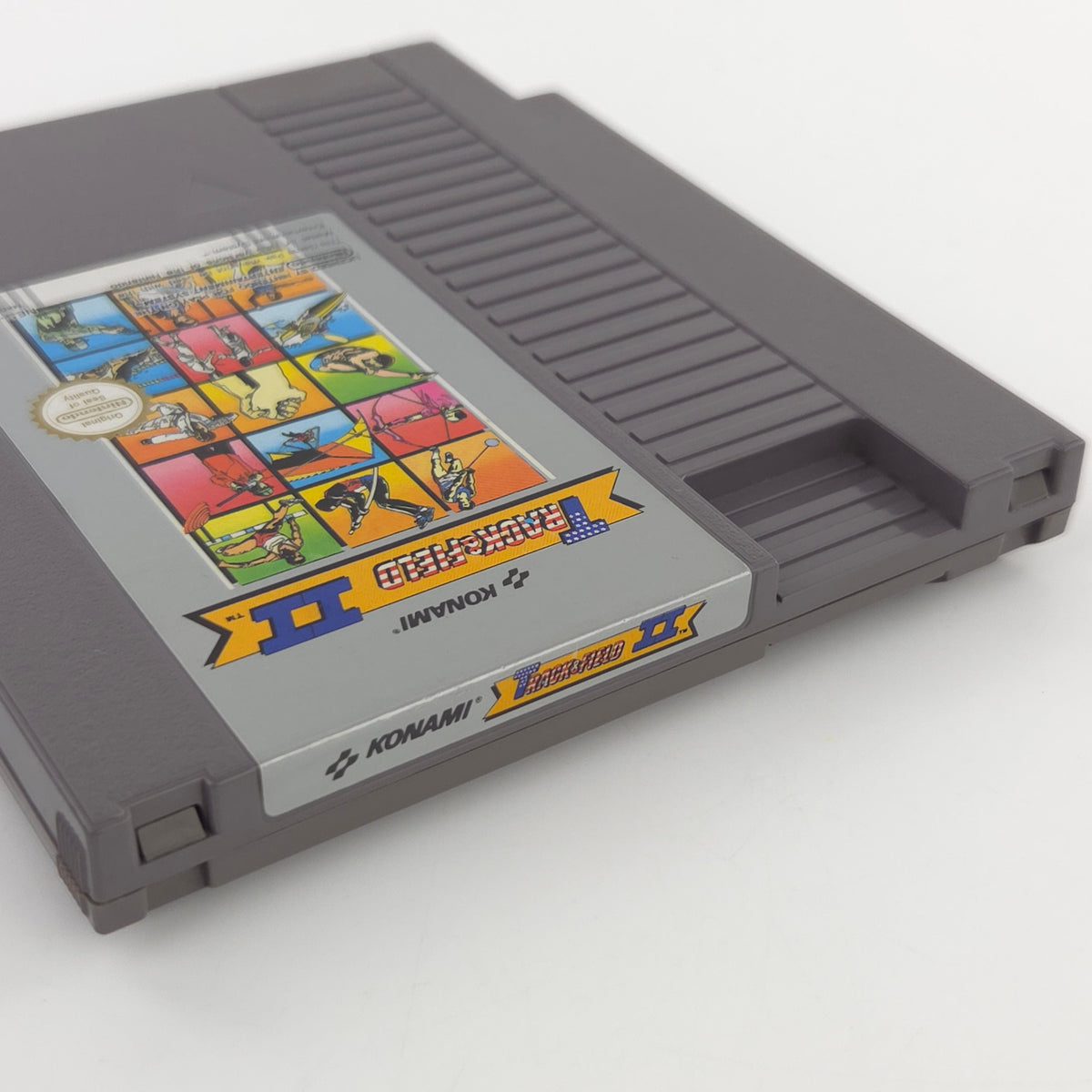 Nintendo NES Spiel Track Field II Modul Schuber NOE