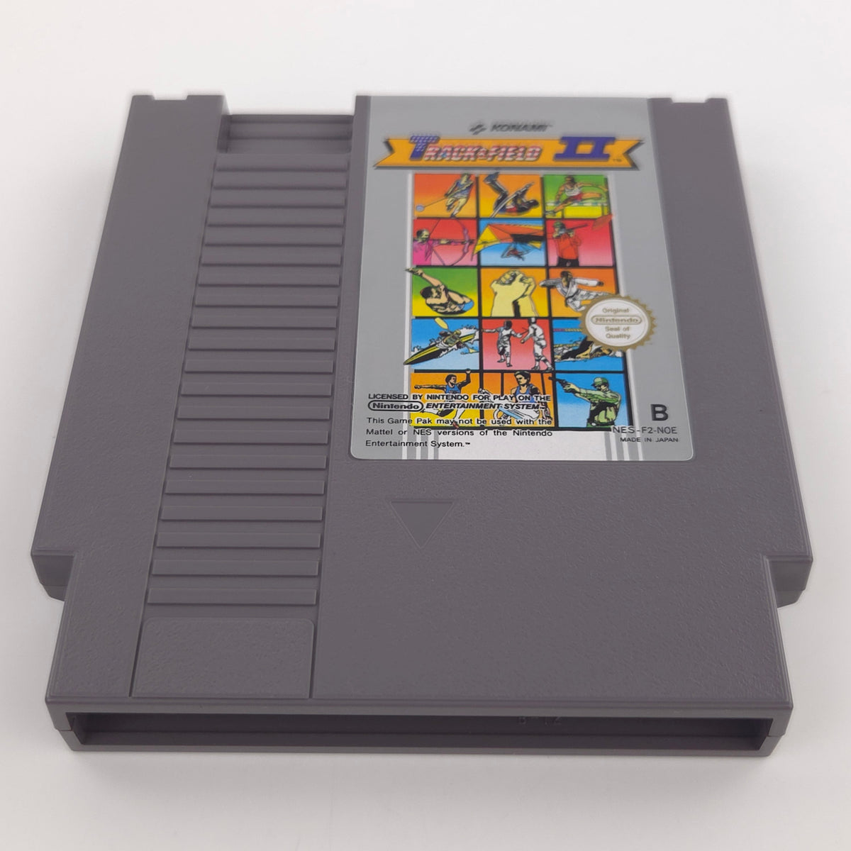 NES Spiel Track and Field II Modul Schuber PAL NOE Sport