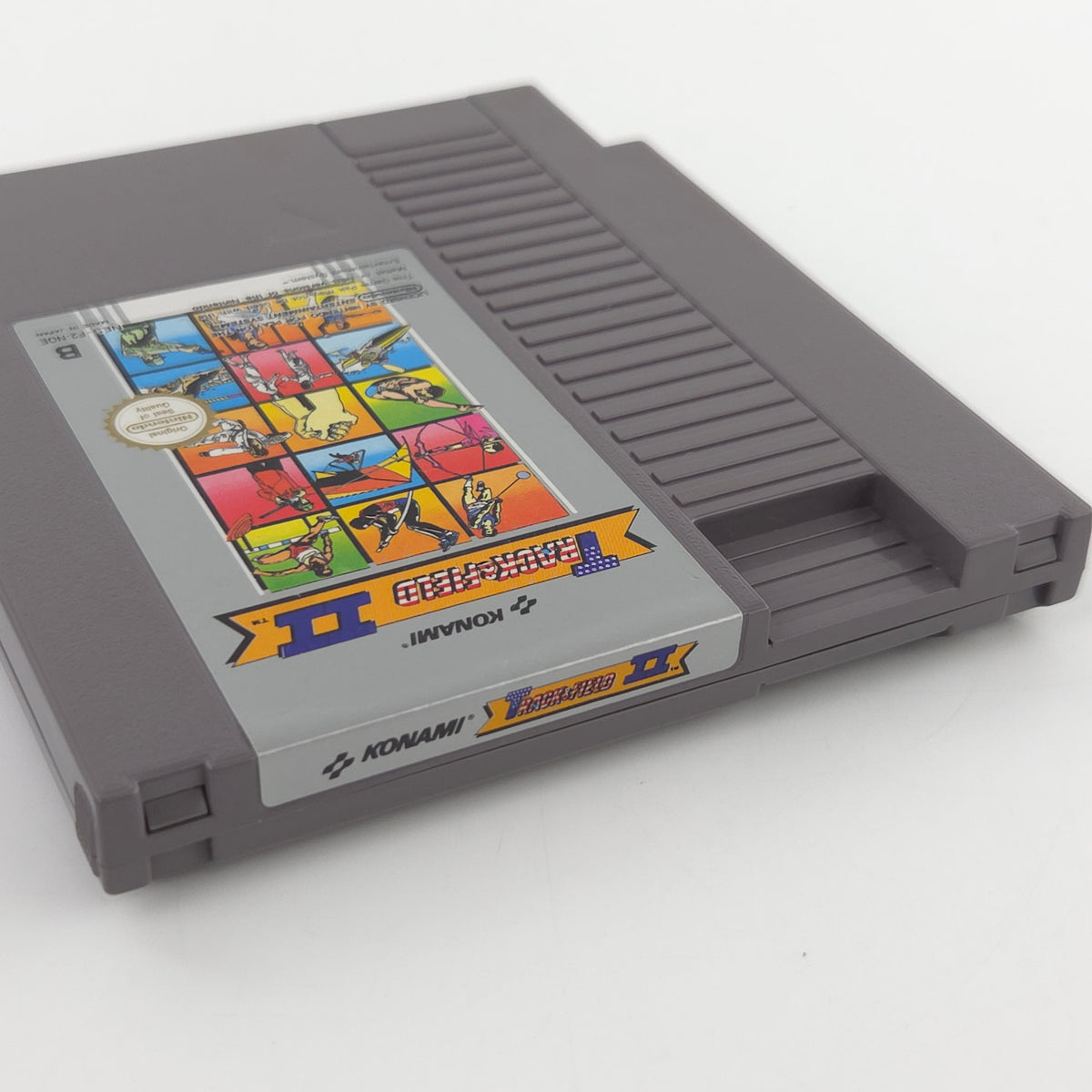 NES Spiel Track & Field II Modul Schutzhülle NOE PAL