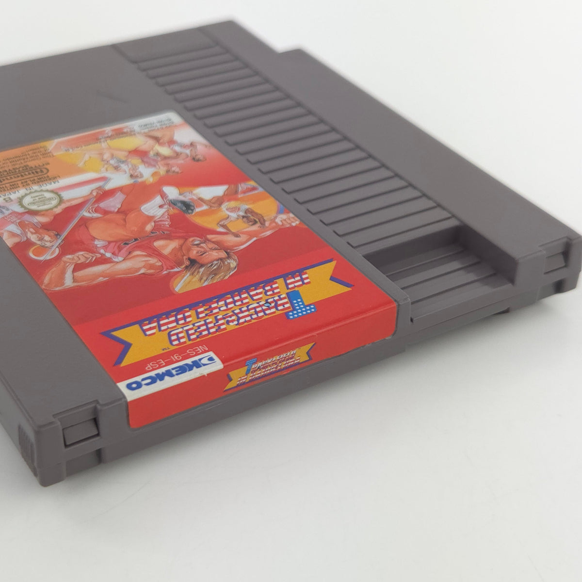 NES Spiel Track Field Barcelona Modul Schutzhülle PAL B