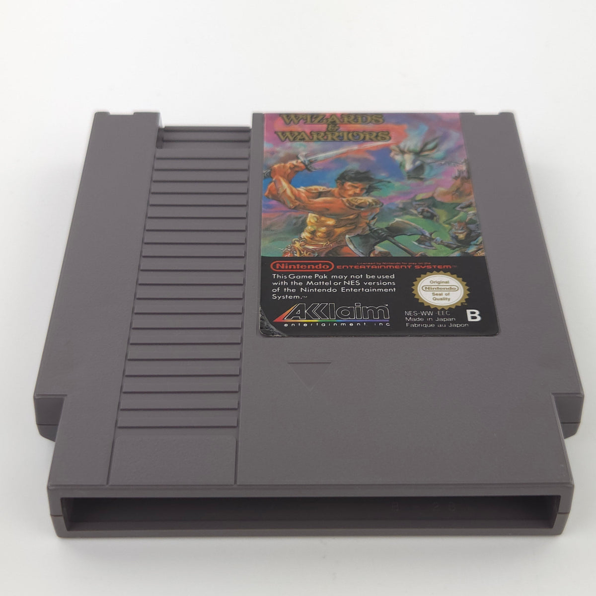 NES Spiel Wizards & Warriors Modul Cartridge Acclaim EEC