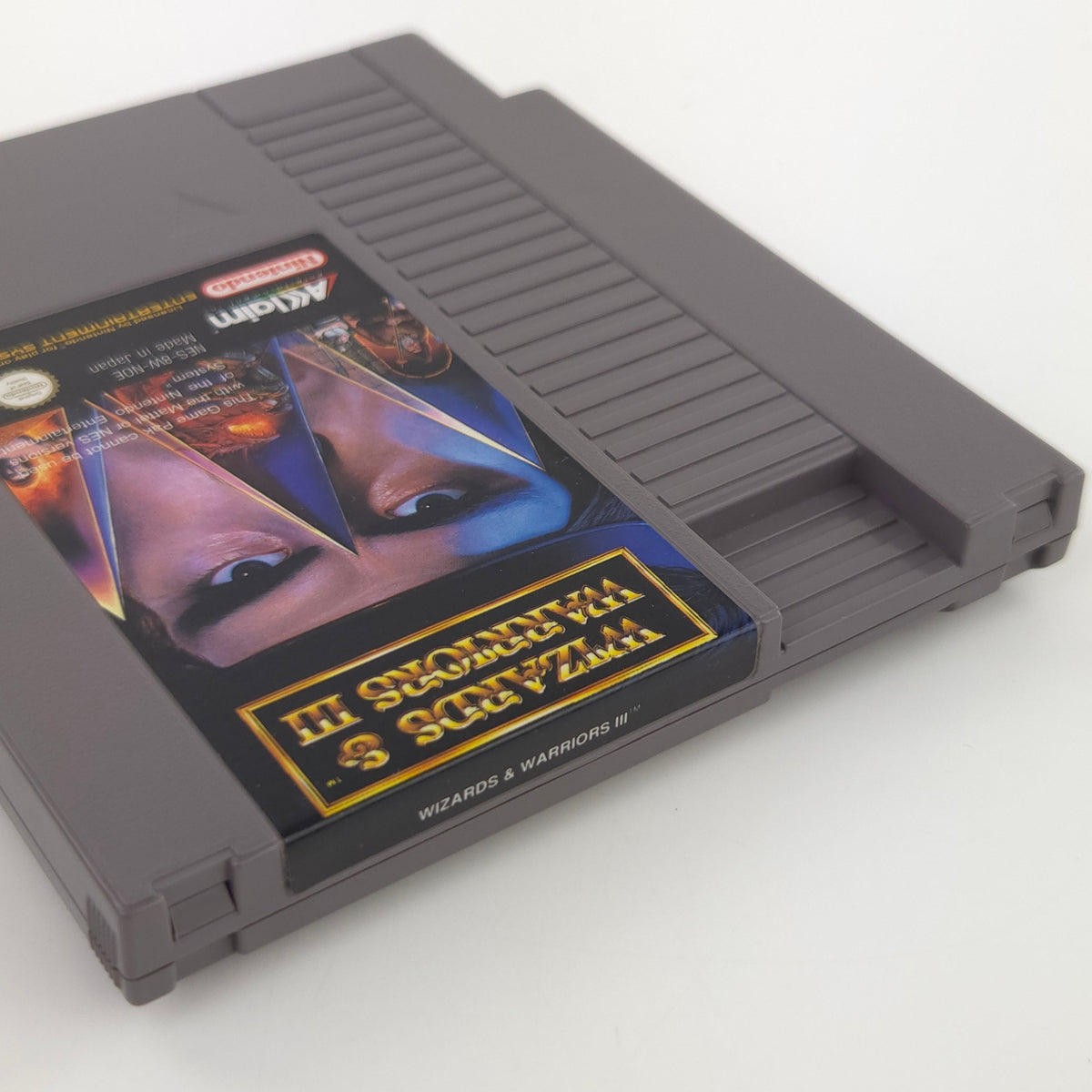 NES Spiel Wizards & Warriors III Modul Schuber PAL-B NOE