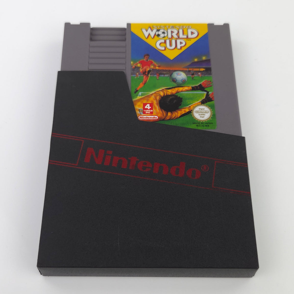 NES Spiel World Cup Fußball Modul Schuber PAL B NOE