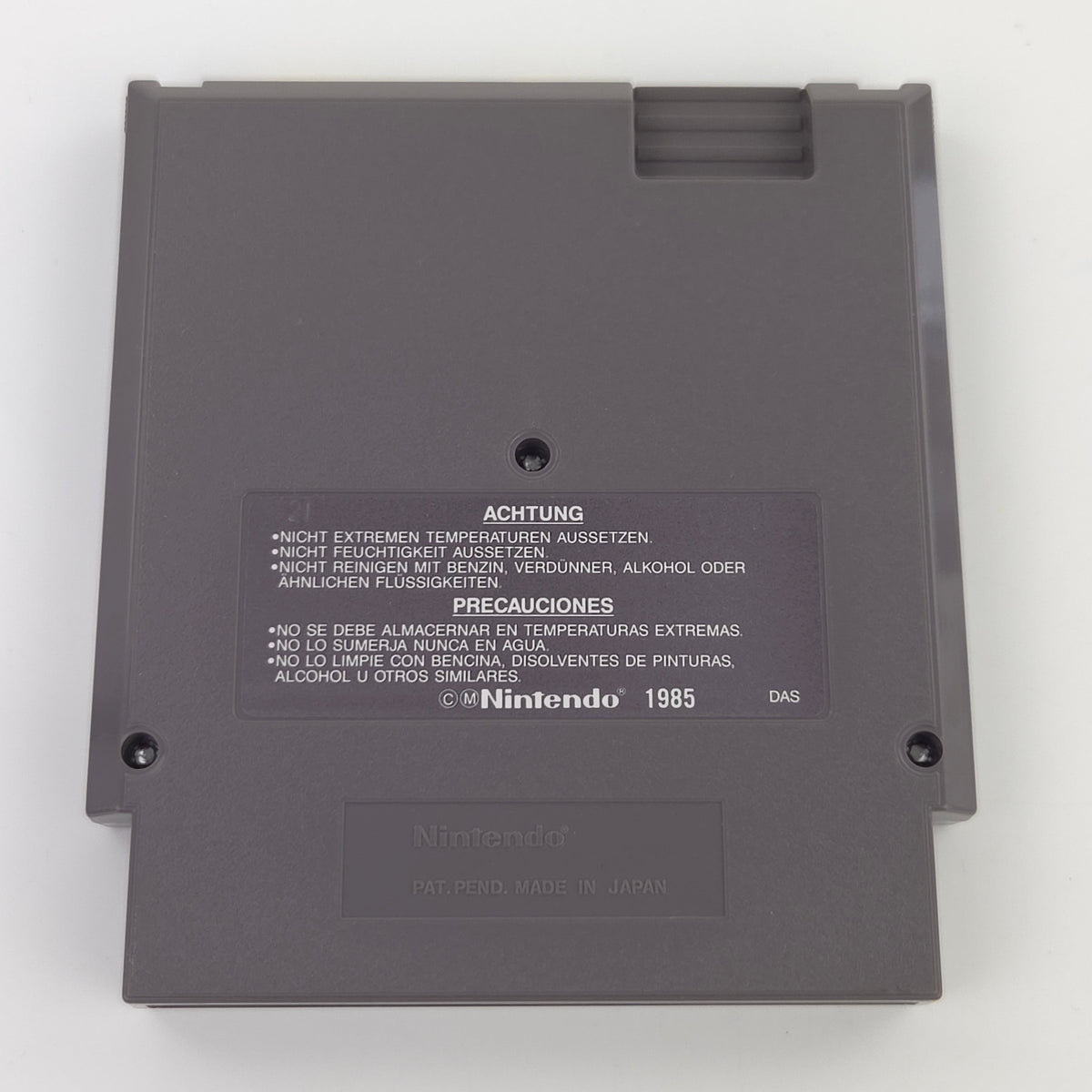 NES Spiel World Cup Fußball Modul Schuber PAL B NOE