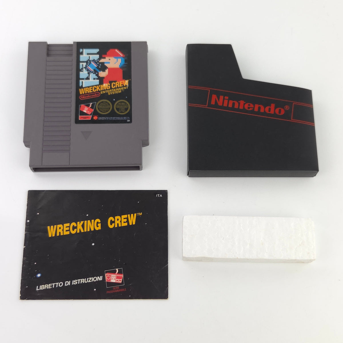 Nintendo NES Spiel Wrecking Crew OVP PAL Mattel