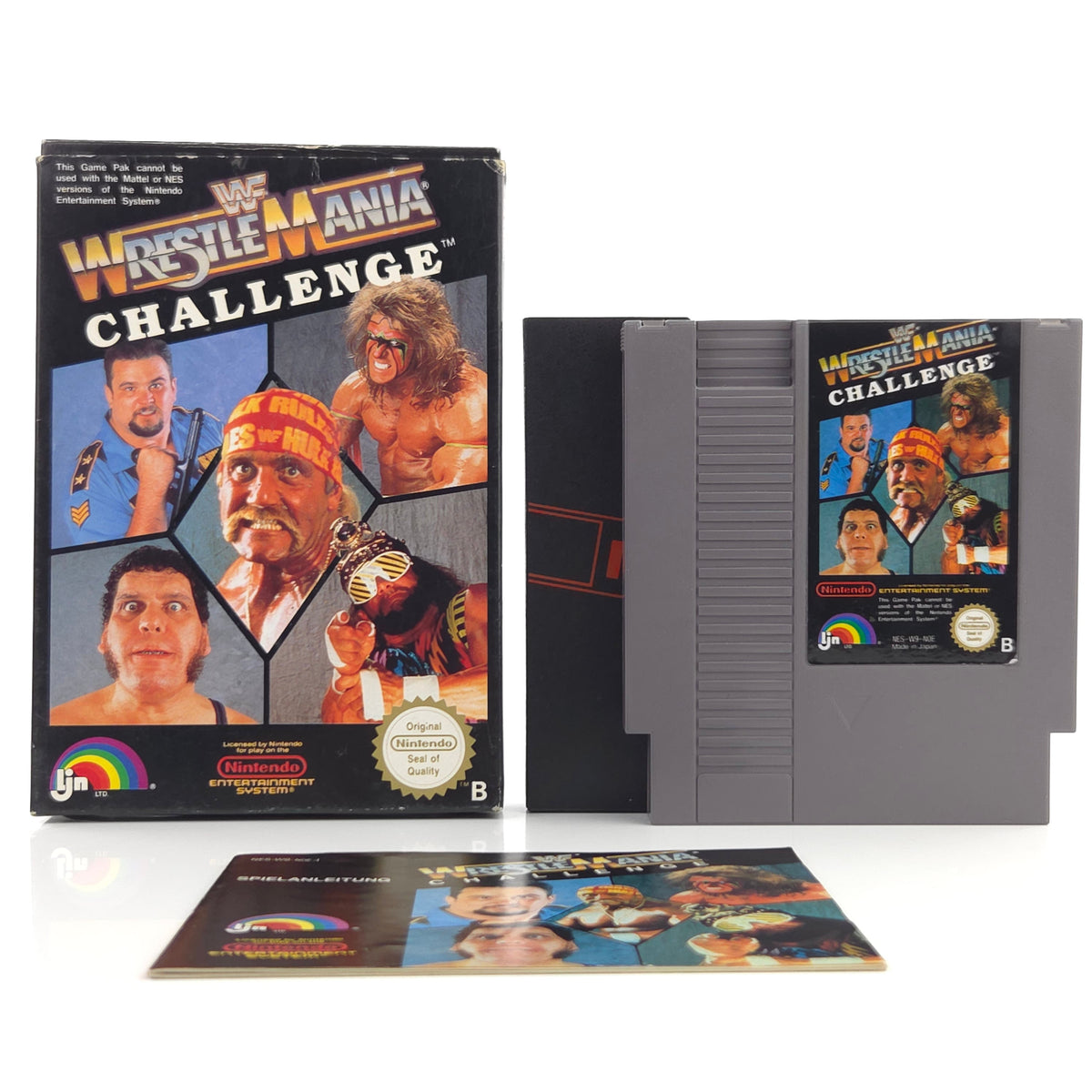 NES Spiel WWF Wrestle Mania Challenge OVP PAL-B NOE-1