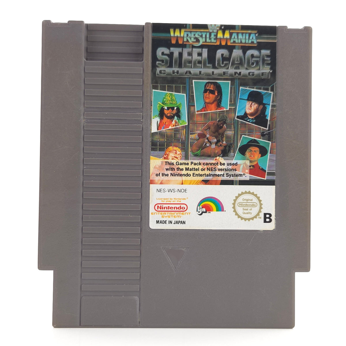 NES Spiel WWF Wrestle Mania Steel Cage Challenge PAL NOE