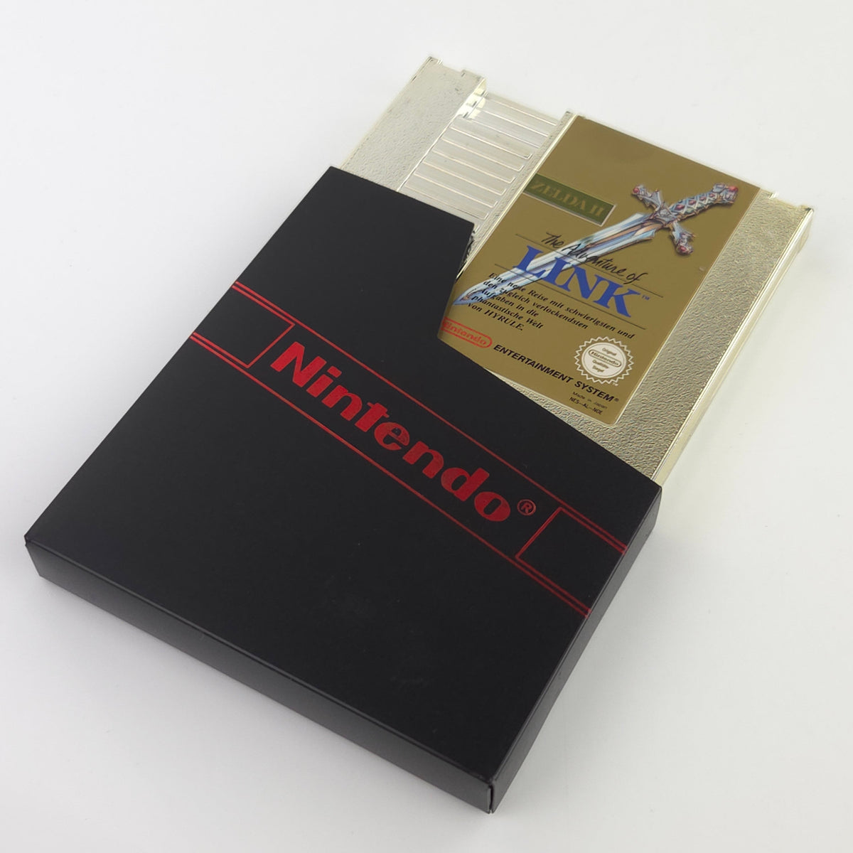 NES Spiel Zelda II The Adventure of Link Modul Schuber NOE