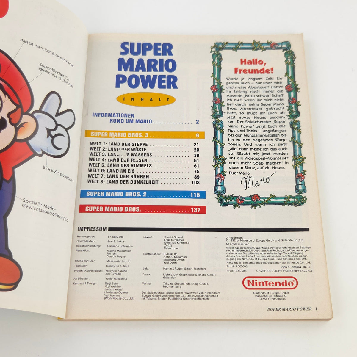 NES Spiel Super Mario Bros. 1-3 Bundle Berater OVP PAL B