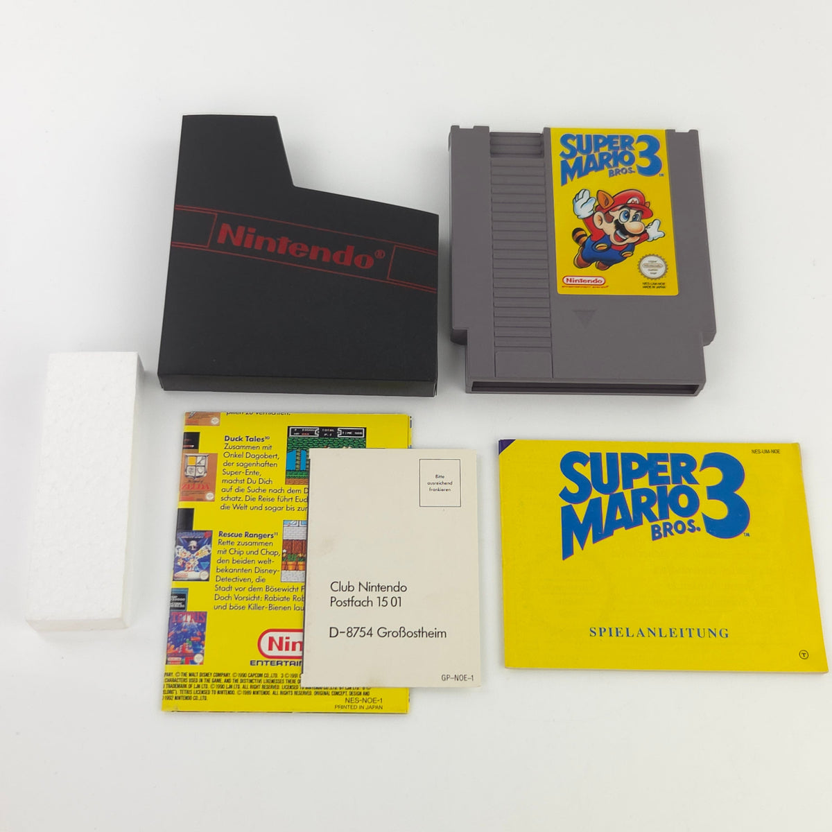NES Spiel Super Mario Bros. 1-3 Bundle Berater OVP PAL B