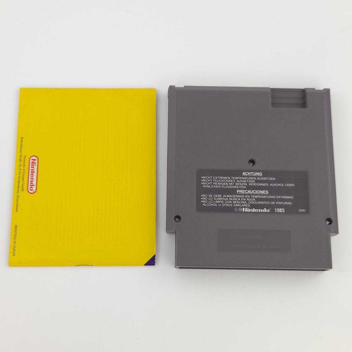 NES Spiel Super Mario Bros. 1-3 Bundle Berater OVP PAL B