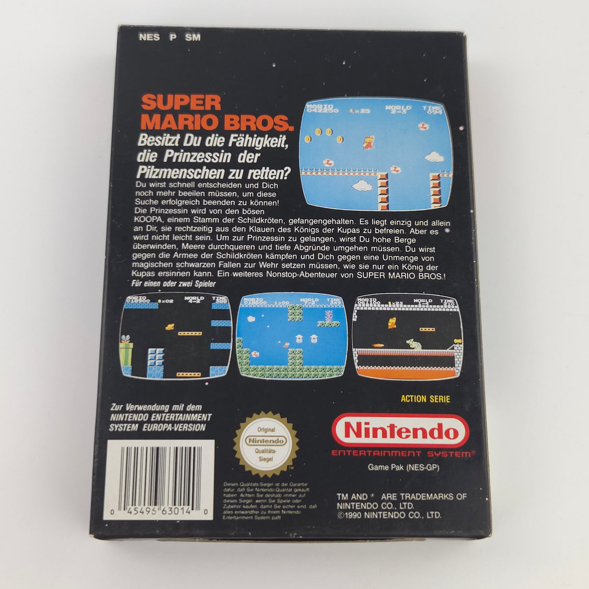 NES Spiel Super Mario Bros. 1-3 Bundle Berater OVP PAL B