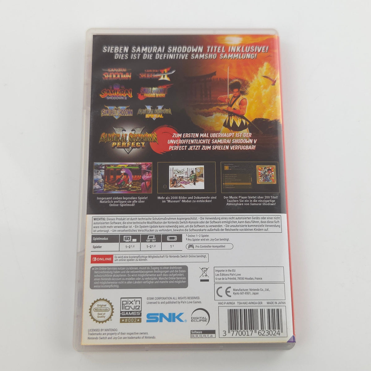 Nintendo Switch Spiel – Samurai Showdown Neogeo Collection OVP