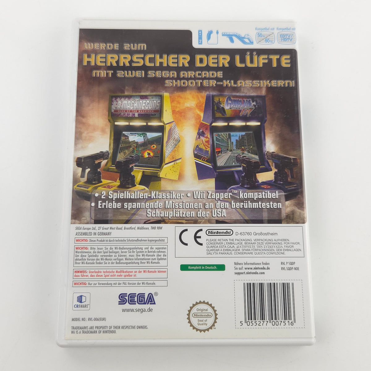 Nintendo Wii Spiel Arcade Hits Pack OVP