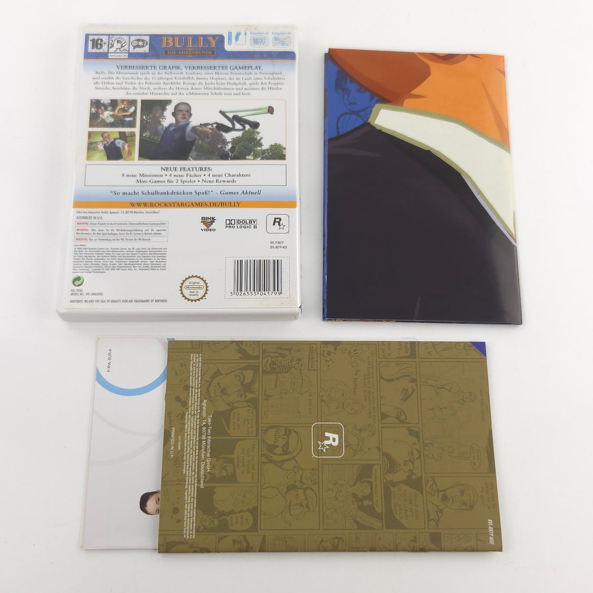 Nintendo Wii Spiel Bully Ehrenrunde OVP PAL