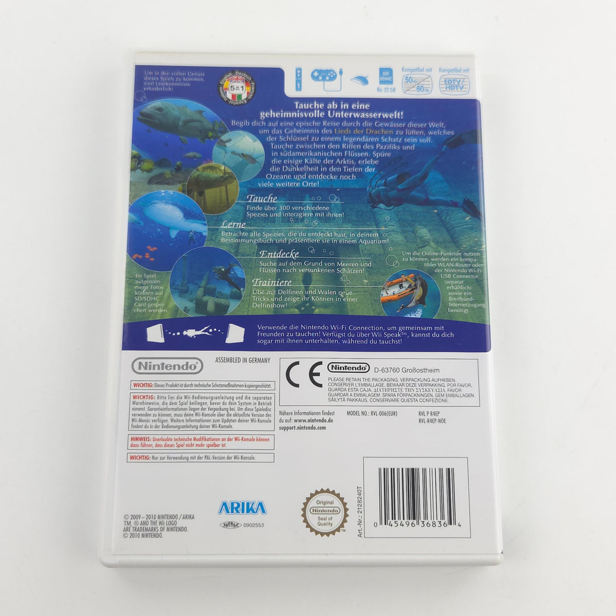 Nintendo Wii Spiel Endless Ocean 2 OVP