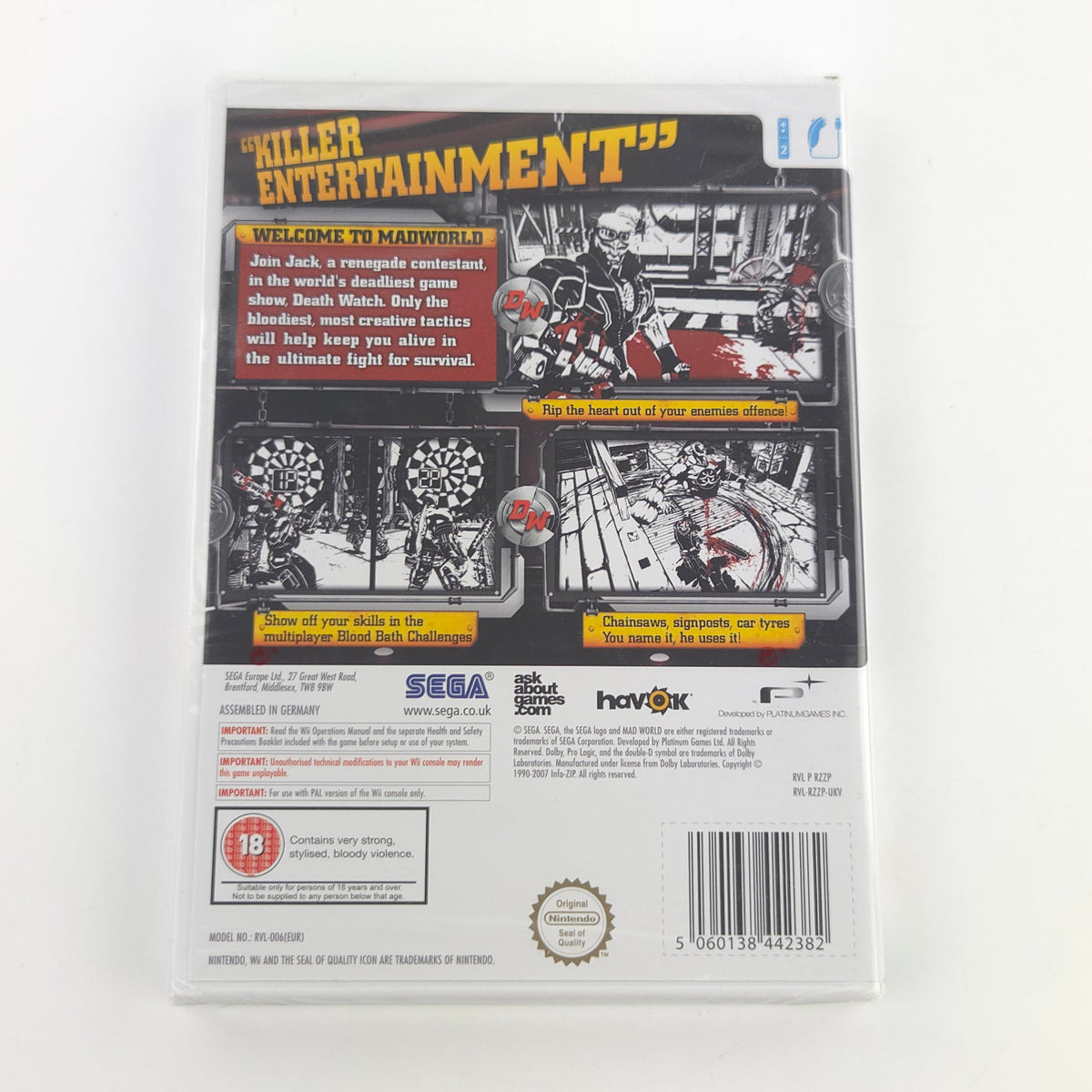 Nintendo Wii Spiel Mad World Neu OVP