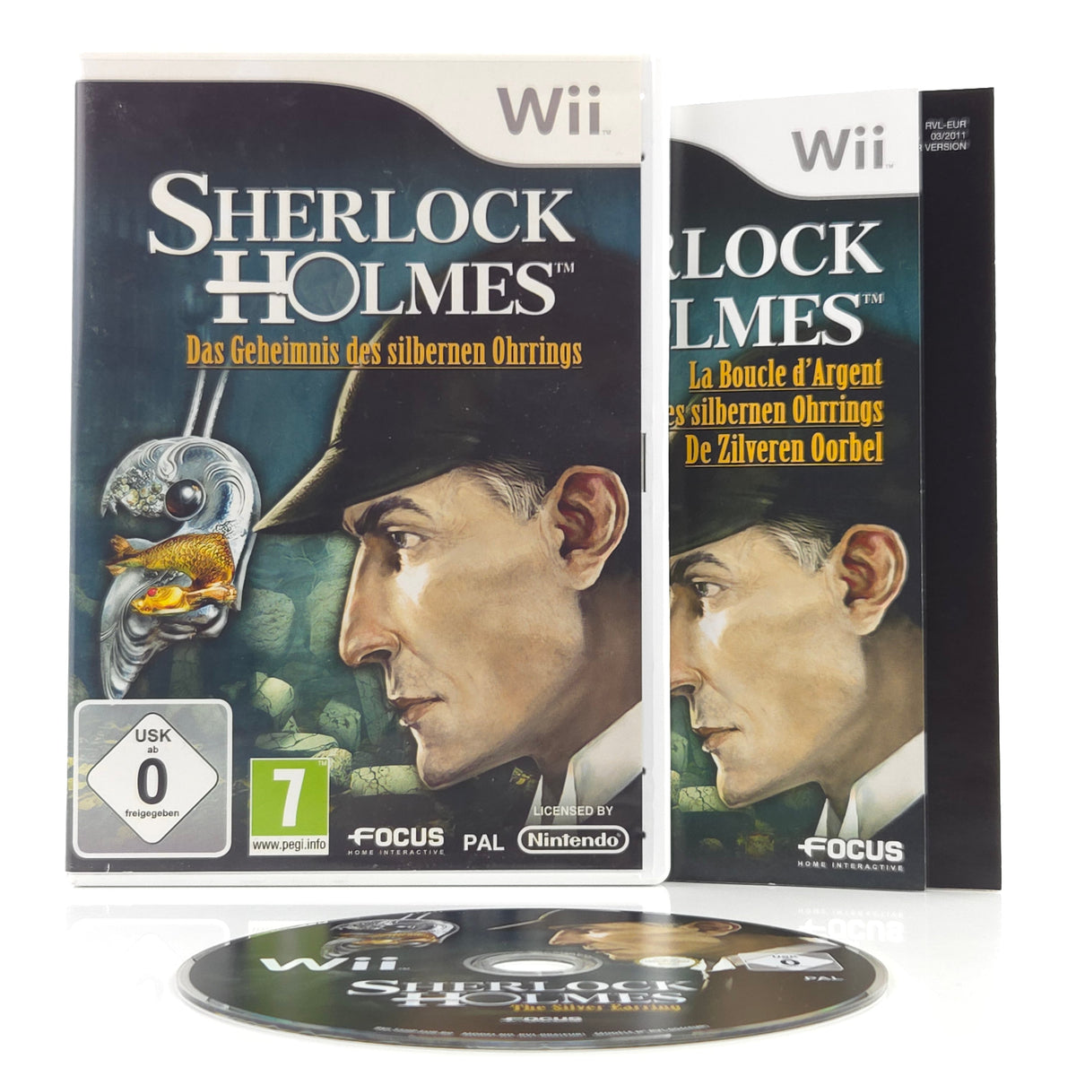Nintendo Wii Spiel Sherlock Holmes OVP
