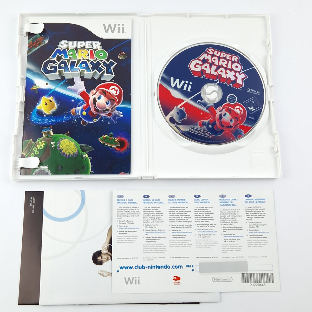 Nintendo Wii Spiel – Super Mario Galaxy (OVP PAL)
