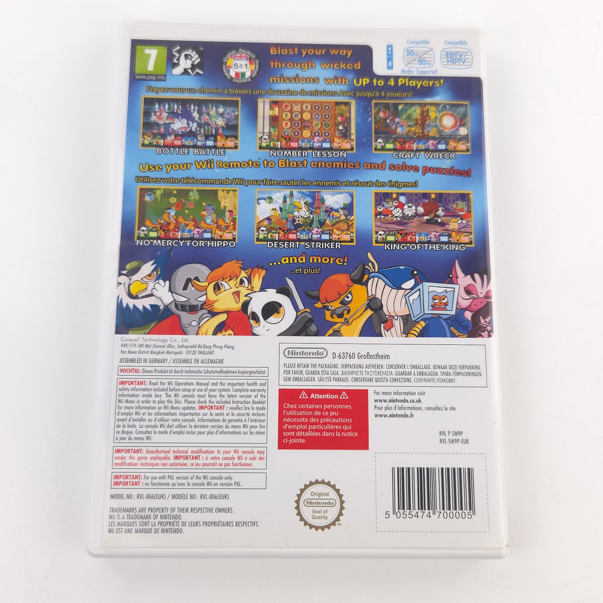 Nintendo Wii Spiel Wicked Monsters Blast OVP PAL