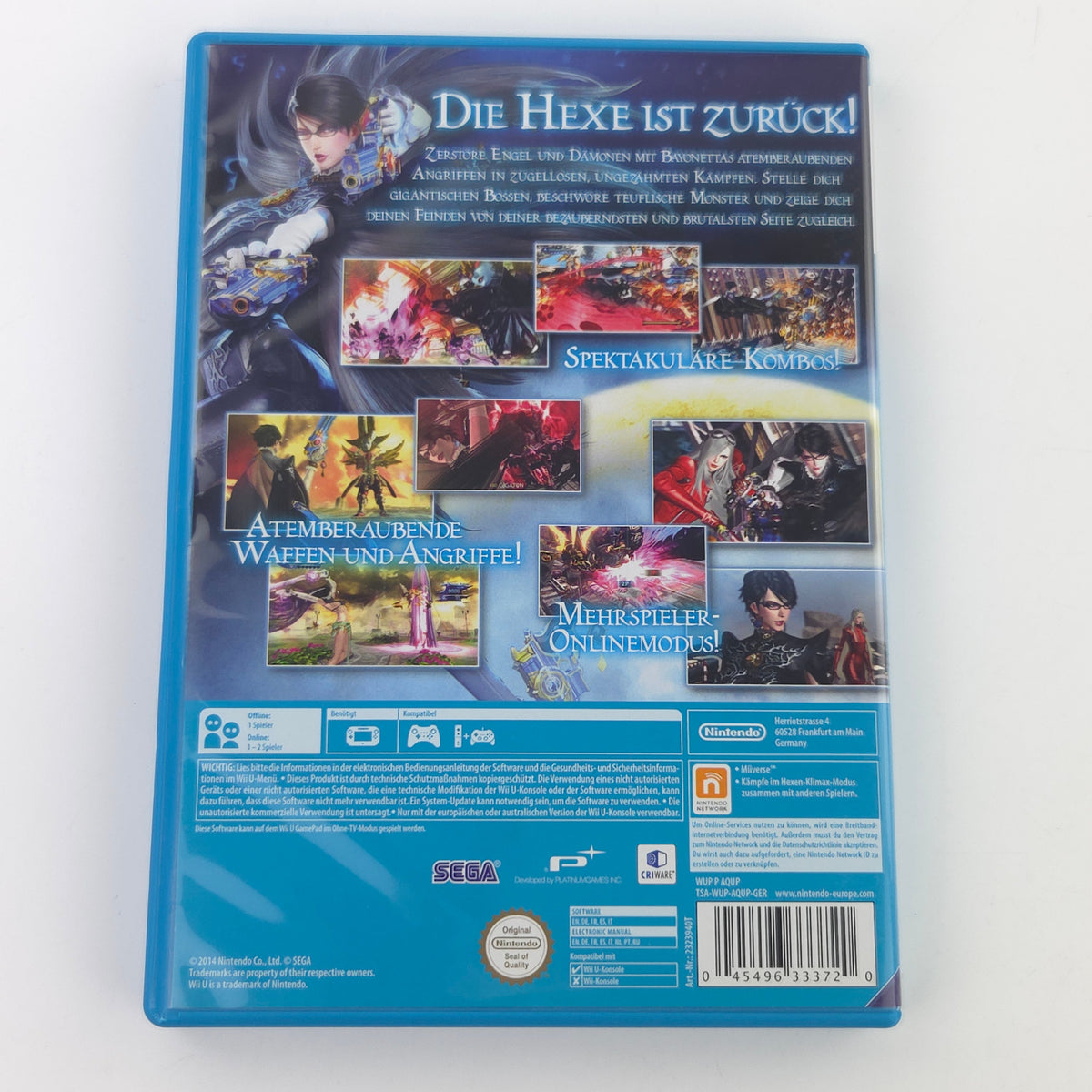 Nintendo Wii U Spiel Bayonetta 2 Komplett OVP