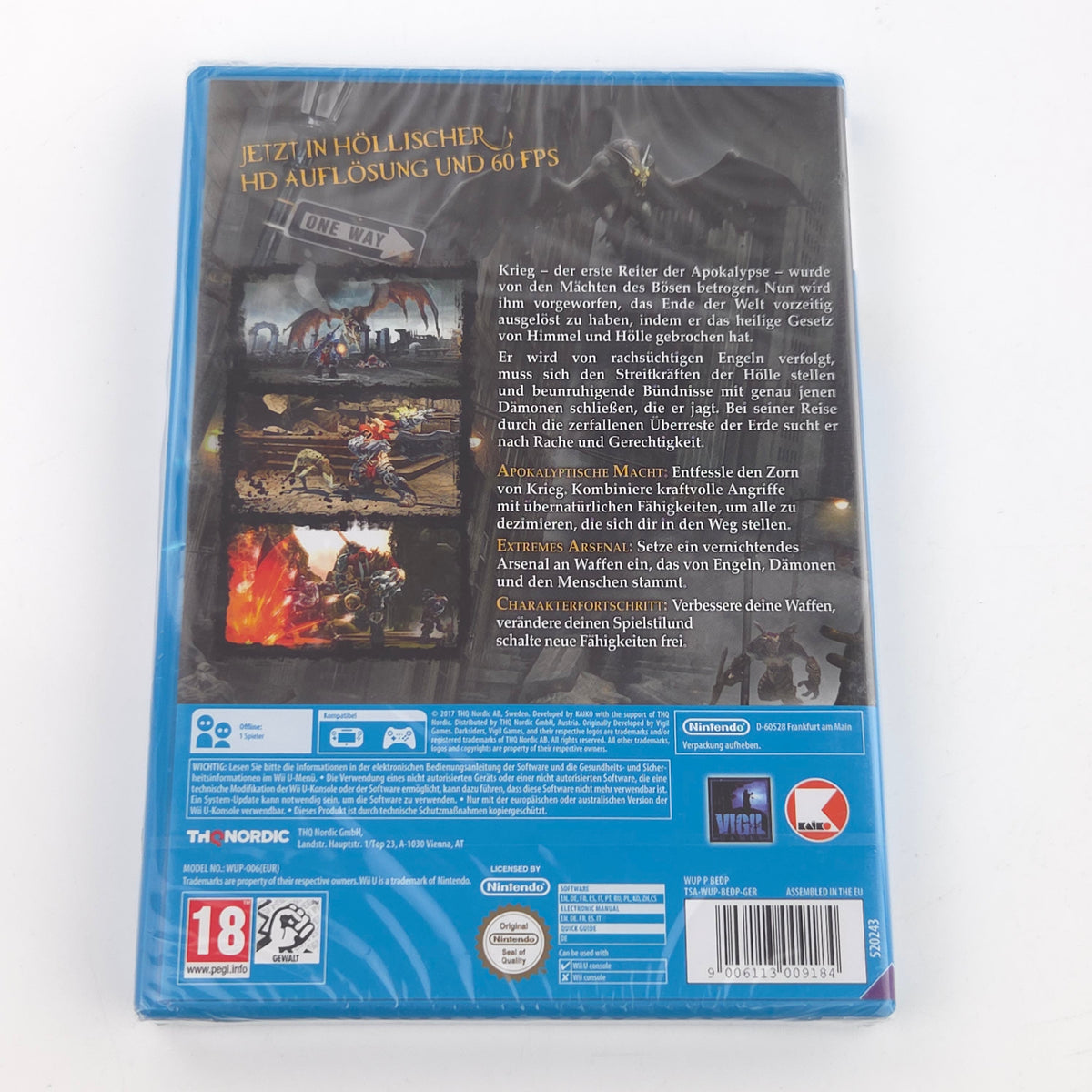 Nintendo Wii U Spiel Darksiders Warmastered Edition Neu