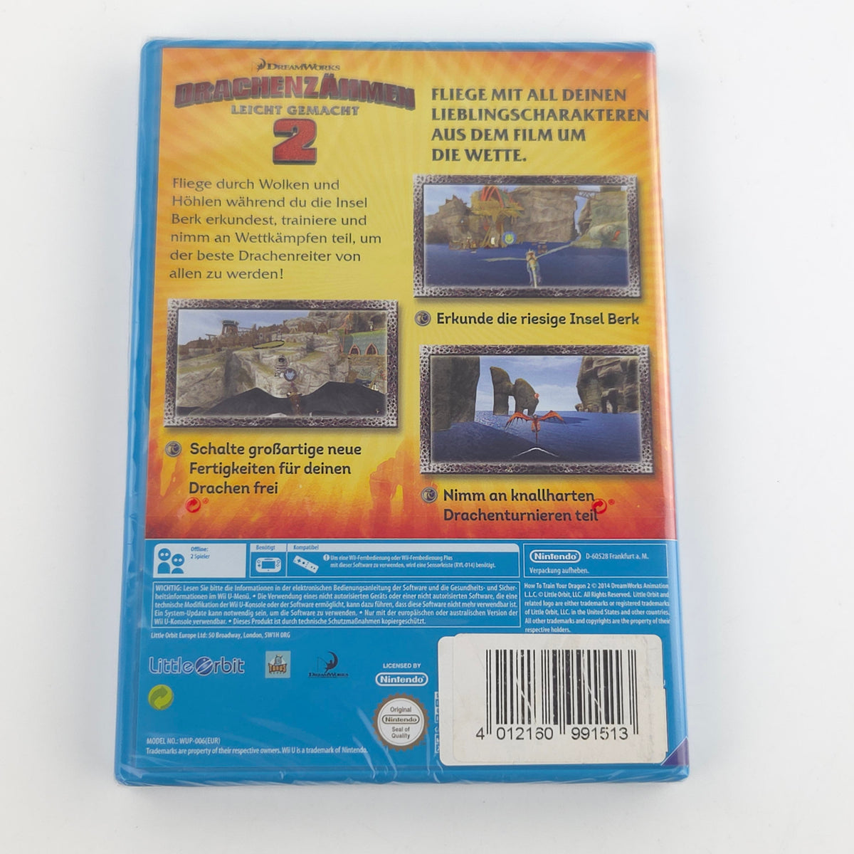 Nintendo Wii U Spiel Drachenzähmen 2 Neu OVP