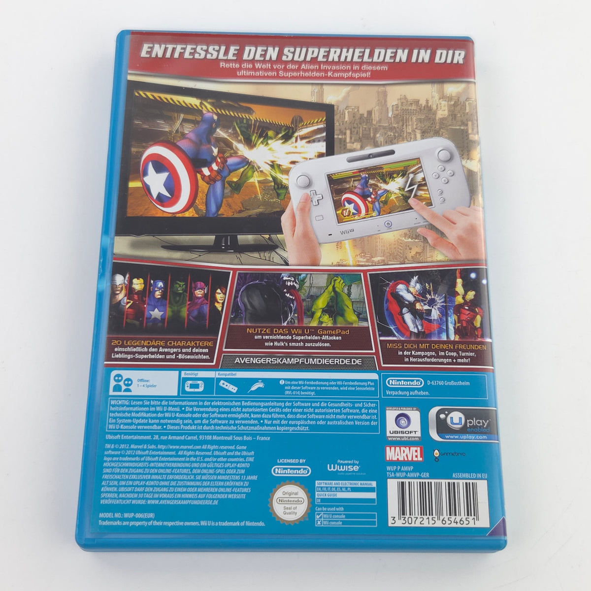 Nintendo Wii U Spiel Marvel Avengers (OVP)