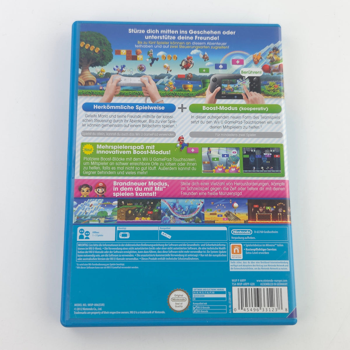 Nintendo Wii U Spiel New Super Mario Bros U OVP