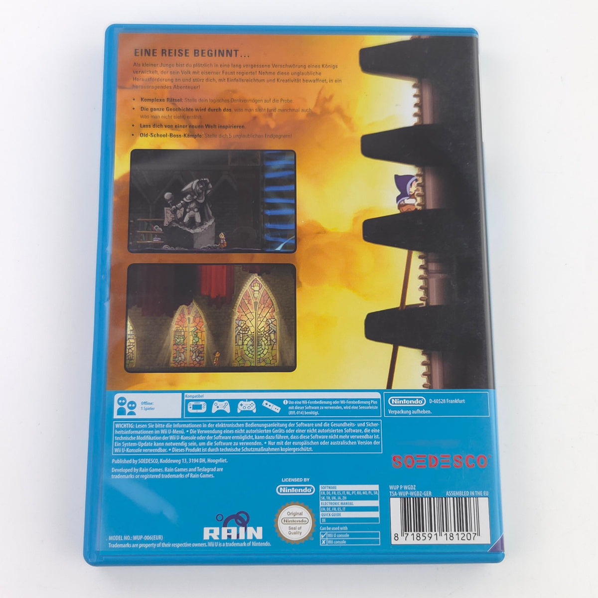 Nintendo Wii U Spiel Teslagrad OVP PAL