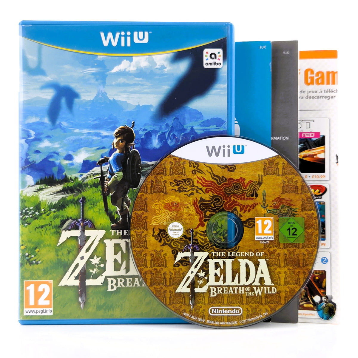 Nintendo Wii U Spiel – The Legend of Zelda Breath of the Wild OVP