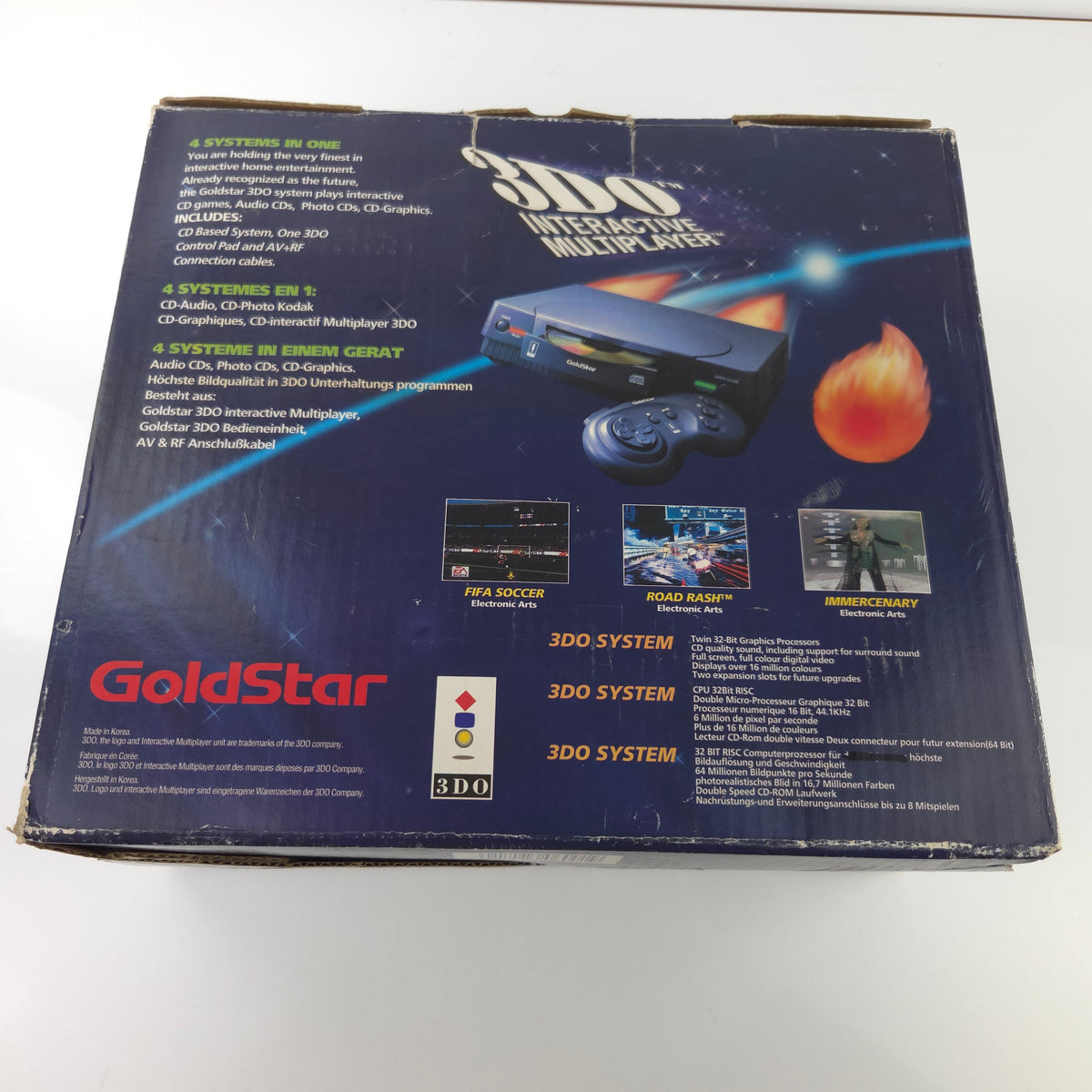 Panasonic 3DO Konsole Goldstar GDO202P OVP