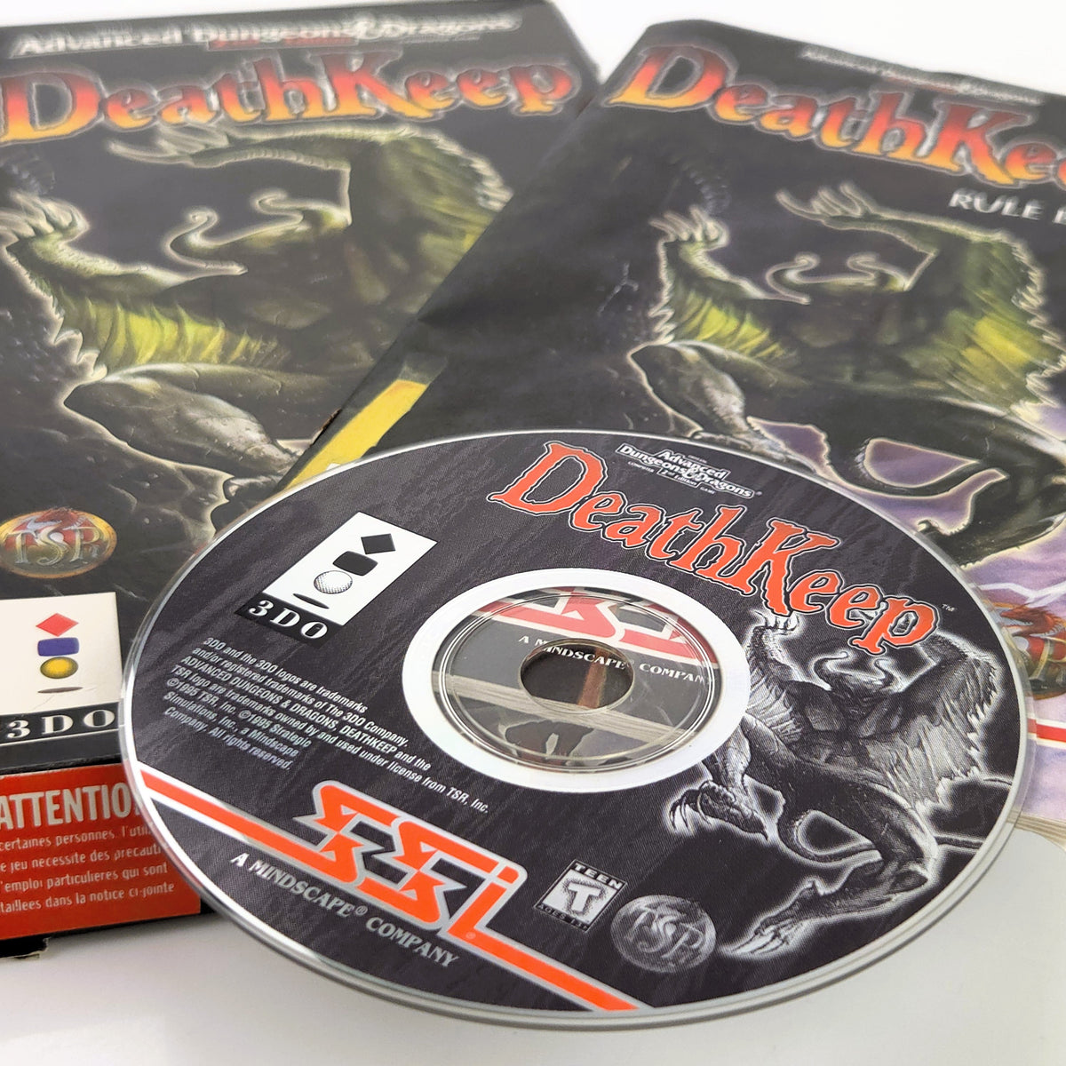 Panasonic 3DO Spiel Death Keep OVP CD NTSC Mindscape