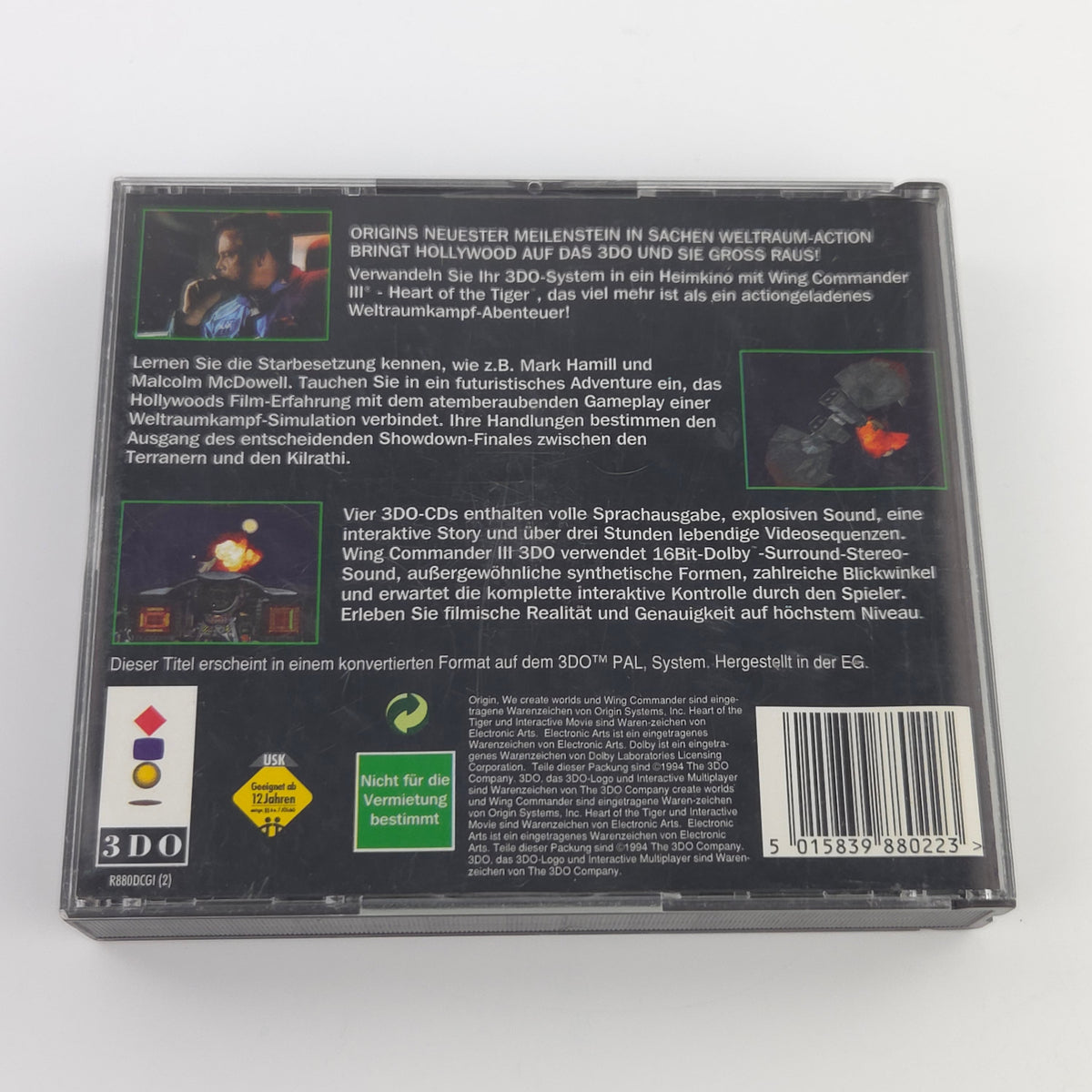 Panasonic 3DO Spiel Wing Commander III Heart of the Tiger