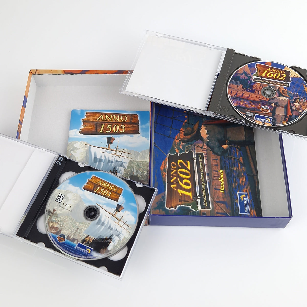 PC Spiel – Anno 1602 und 1503 Big Box OVP PAL