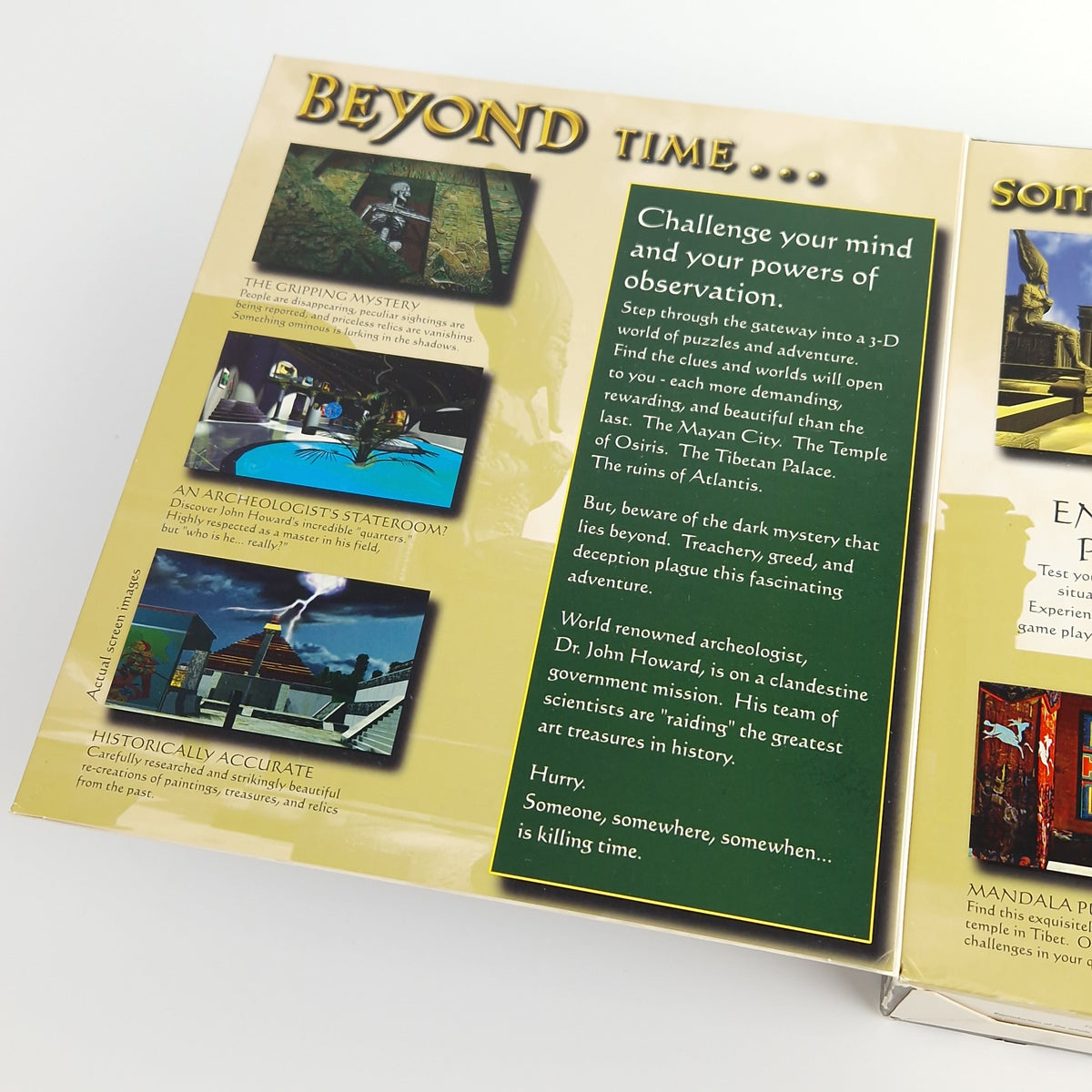 PC Spiel – Beyond Time Big Box OVP PAL Eurobox