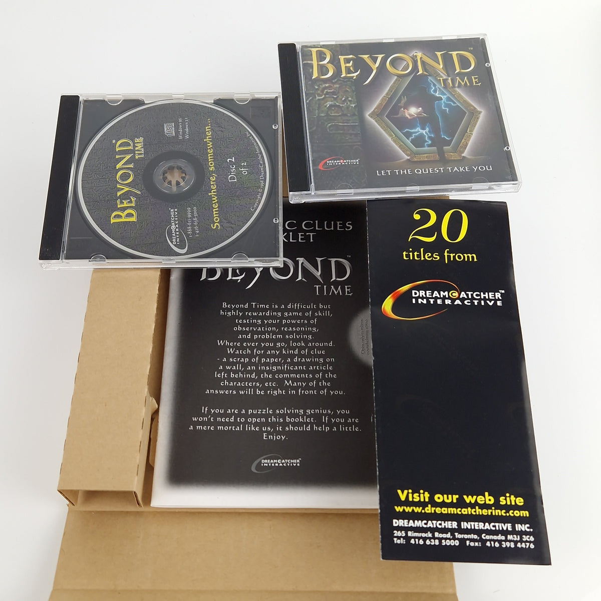 PC Spiel – Beyond Time Big Box OVP PAL Eurobox