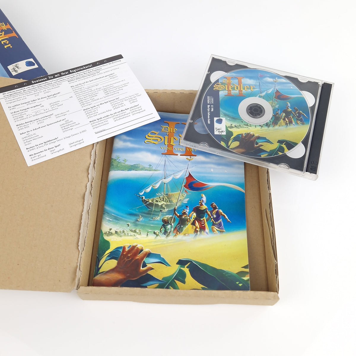 PC Spiel – Die Siedler II Veni Vidi Vici Big Box OVP