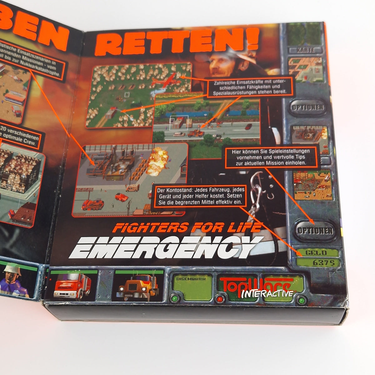 PC Spiel – Emergency Fighters for Life Big Box OVP PAL