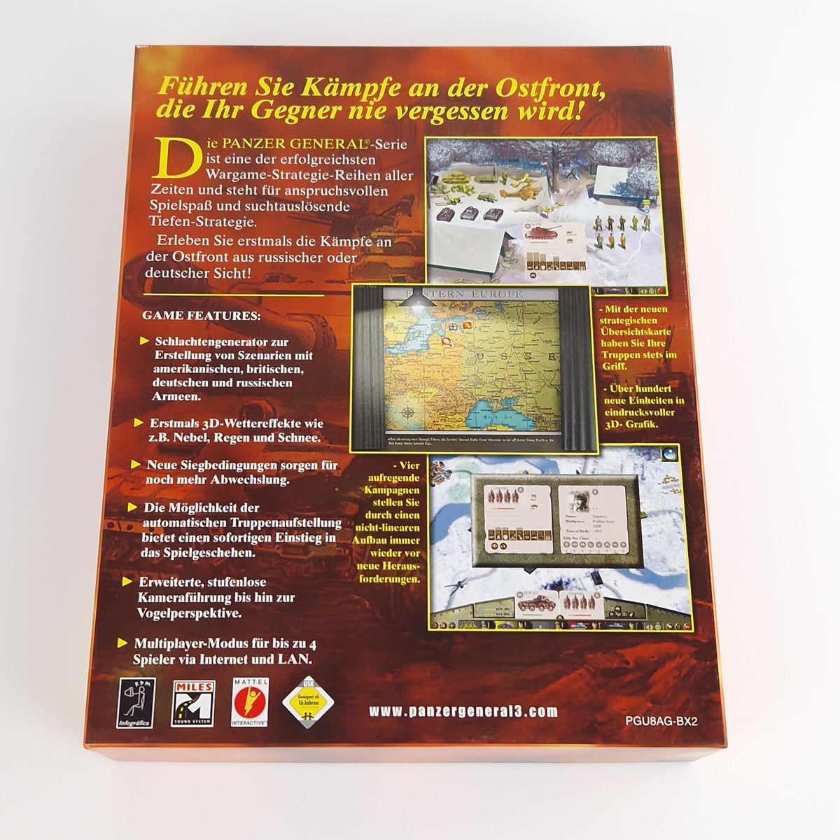 PC Spiel – Panzer General Unternehmen Barbarossa Big Box OVP