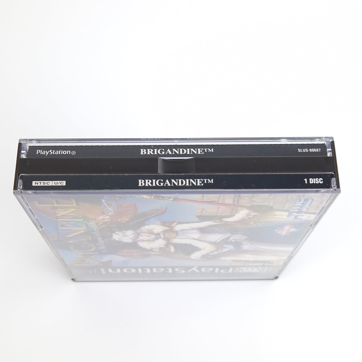 Playstation 1 Spiel – Brigandine mit Strategy Guide OVP