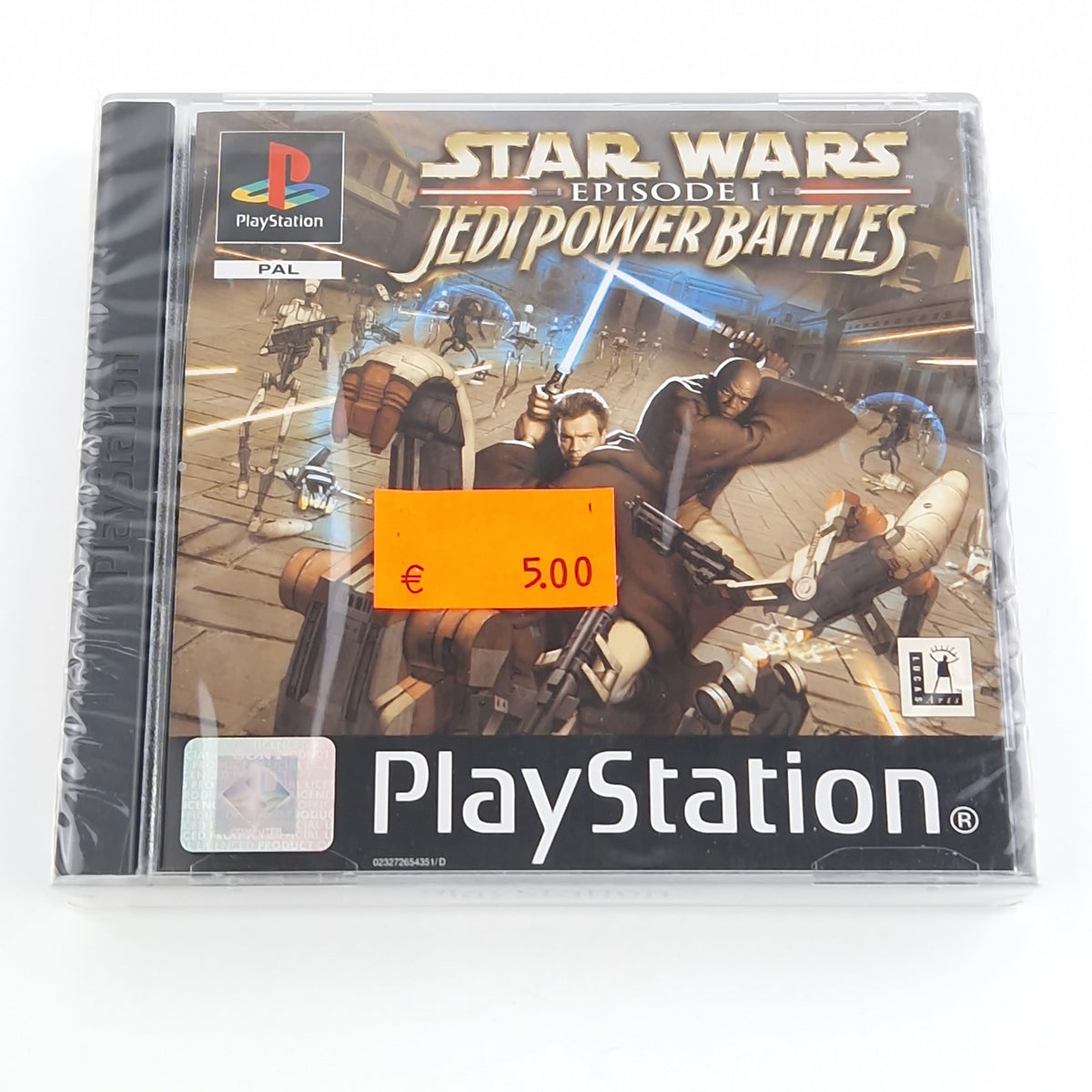 PlayStation 1 Spiel – Star Wars Jedi Power Battles (OVP)